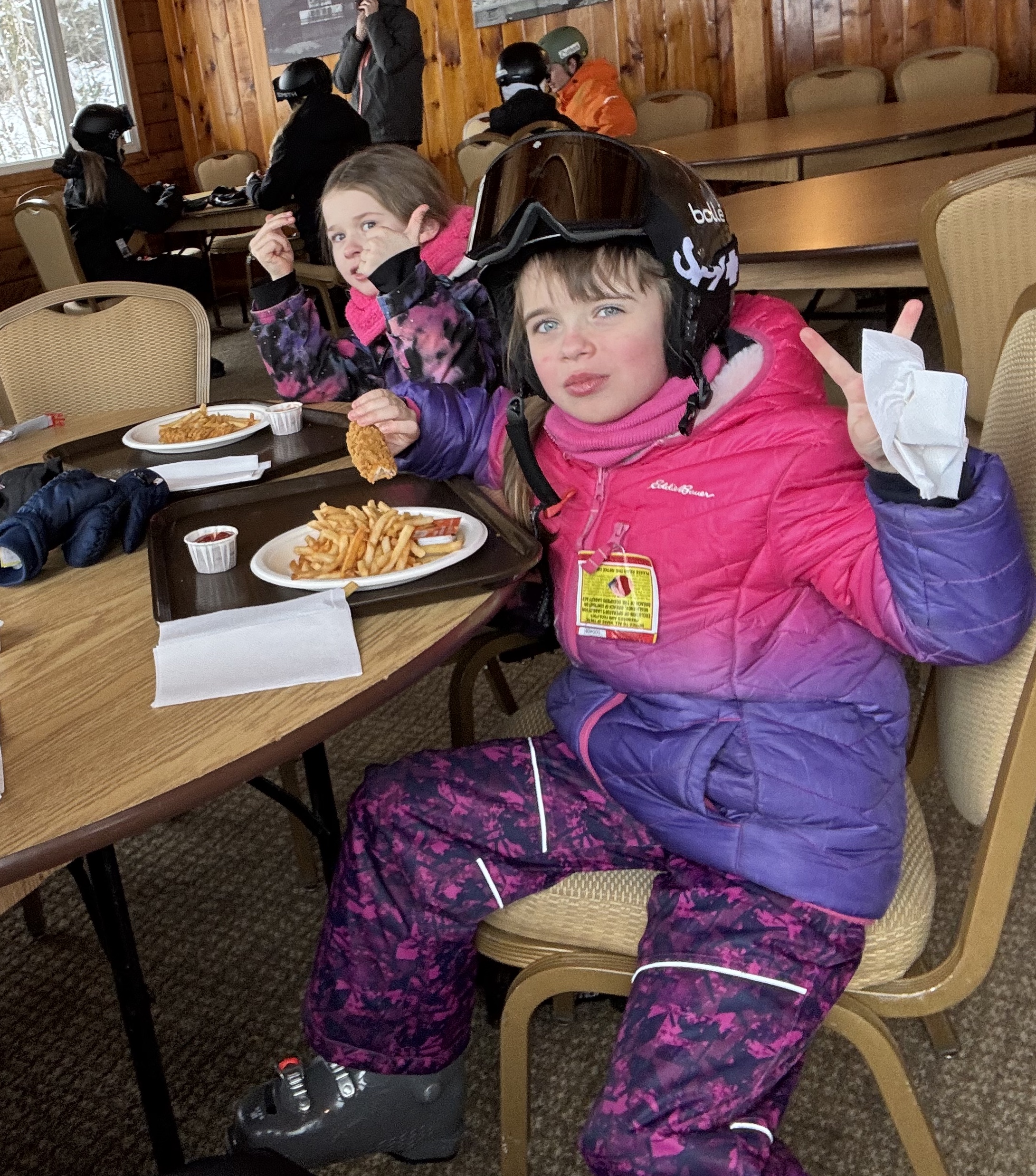 Adessa in ski outfit